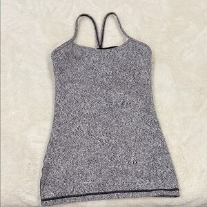lululemon athletica Black and White Knit Camisole